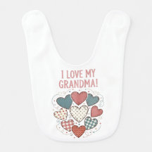 Ik hou van mijn oma Country Heart Design