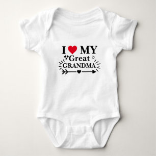 Ik hou van mijn oma Cute Gift Romper