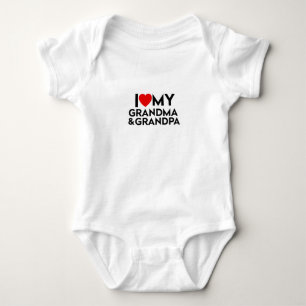 Ik hou van mijn oma en opa Bodysuit