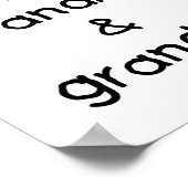 Ik hou van mijn oma en opa poster (Hoek)