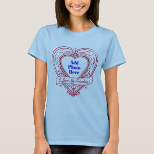 Ik hou van mijn oma! Foto Red Hearts T-shirt