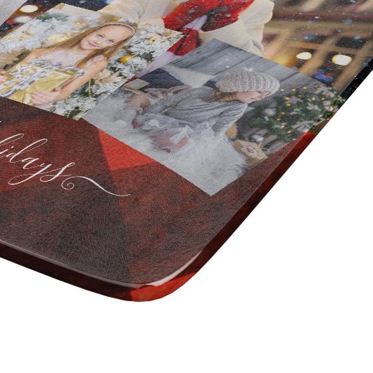 Ik hou van mijn OMA - FOTOCOLLAGE Oma Cadeau Snijplank (Hoek)