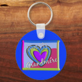 Ik hou van mijn oma (FRANS) Sleutelhanger (Voorkant)