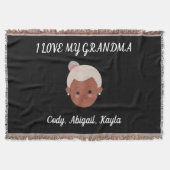 "Ik hou van mijn oma" gooit deken van kleinkindere (Voorkant)