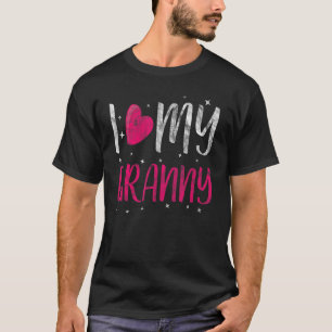 Ik hou van mijn oma kleinzoon t-shirt