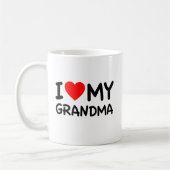 Ik hou van mijn oma koffiemok (Links)