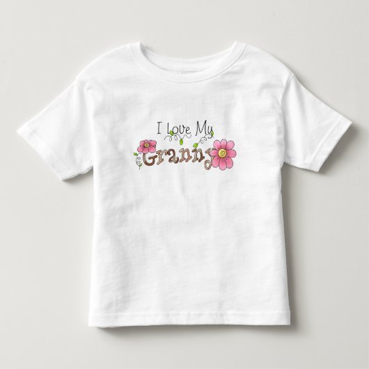 Ik hou van mijn oma, peuter Shirt (Voorkant)
