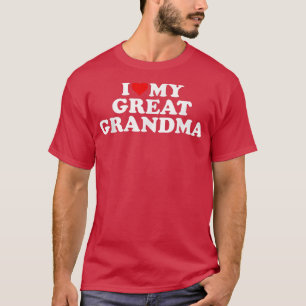 Ik hou van mijn oma Red Heart T-shirt