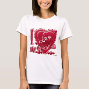 Ik hou van mijn oma Red Hearts T-shirt