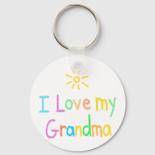 Ik hou van mijn oma sleutelhanger (Voorkant)