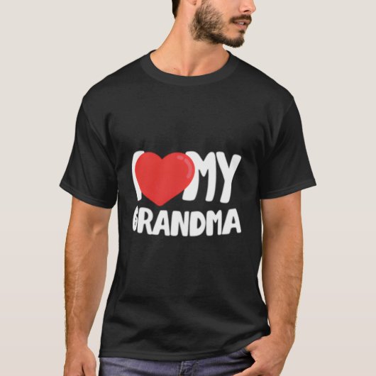 Ik hou van mijn oma t-shirt (Voorkant)