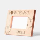Ik hou van mijn oma verjaardag afbeelding lijst gegraveerde lijstjes (Links)