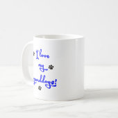 Ik hou van mijn oma's! koffiemok (Voorkant links)