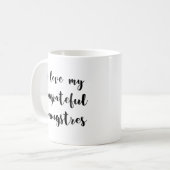 Ik hou van mijn ondankbare jongere... moederdag koffiemok (Voorkant links)