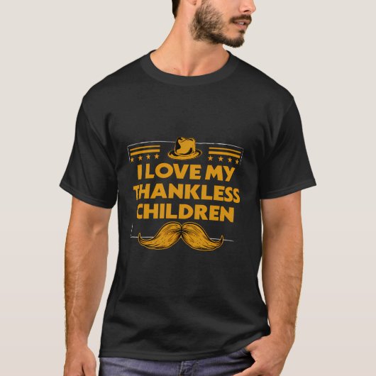 Ik hou van mijn ondankbare kinderen Sarcasische va T-shirt (Voorkant)