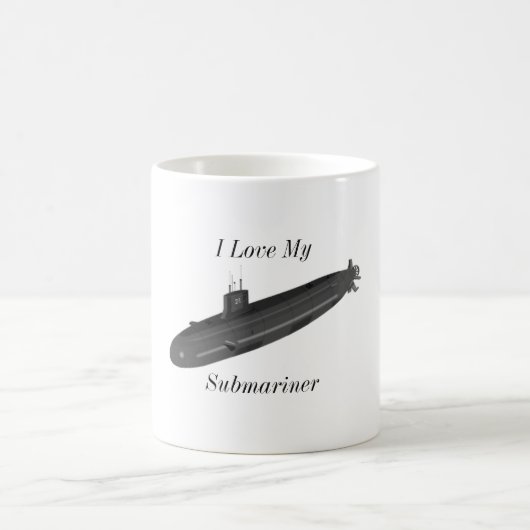 Ik hou van mijn onderzeeër mok (Center)