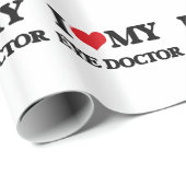 Ik hou van mijn Oogdokter Cadeaupapier (Rol Hoek)