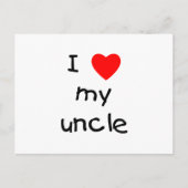 Ik hou van mijn oom briefkaart (Voorkant)