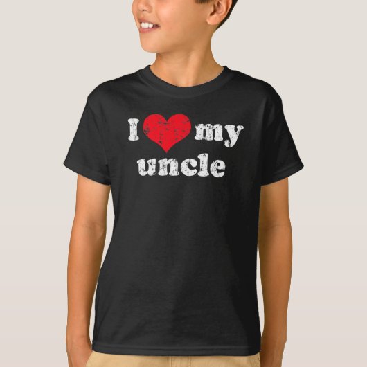Ik hou van mijn oom in shirt (Voorkant)