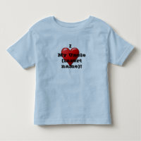 Ik hou van mijn oom (naam) Kind Hart T Shirt