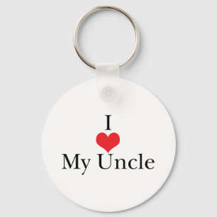 Ik hou van mijn oom sleutelhanger