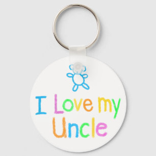 Ik hou van mijn oom sleutelhanger