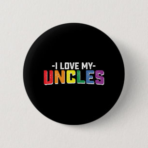 ik hou van mijn ooms pride gay lesbische familie m ronde button 5,7 cm