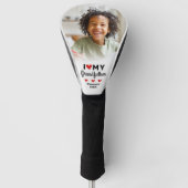 Ik hou van mijn opa aangepaste foto golfheadcover (Voorkant)