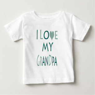 Ik hou van mijn opa Baby T-shirt