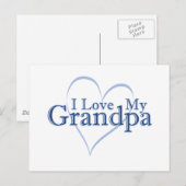 Ik hou van mijn opa briefkaart (Voorkant / Achterkant)