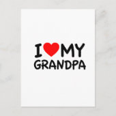 Ik hou van mijn opa briefkaart (Voorkant)