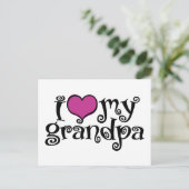 Ik hou van mijn opa briefkaart (Staand voorkant)