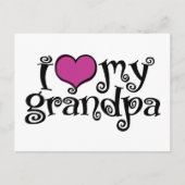 Ik hou van mijn opa briefkaart (Voorkant)
