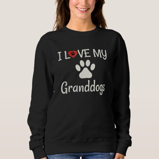 Ik hou van mijn opa Dog Grandma Granddog Trui (Voorkant)