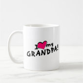 Ik hou van mijn opa! koffiemok (Links)