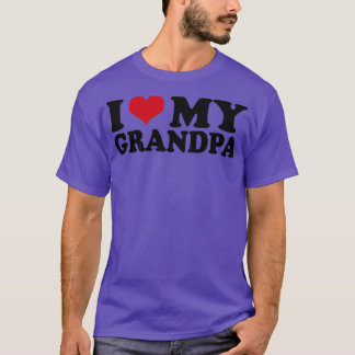 Ik hou van mijn opa opa vaderdag t-shirt