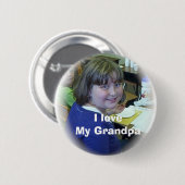 Ik hou van mijn opa ronde button 5,7 cm (Voorkant /achterkant)