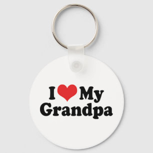 Ik hou van mijn opa-sleutelhanger sleutelhanger