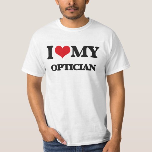 Ik hou van mijn Opticien T-shirt (Voorkant)