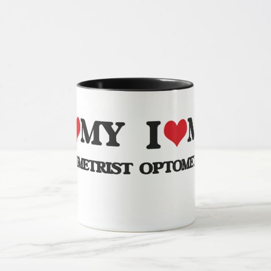Ik hou van mijn Optometrist Mok (Midden)