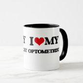 Ik hou van mijn Optometrist Mok (Voorkant rechts)