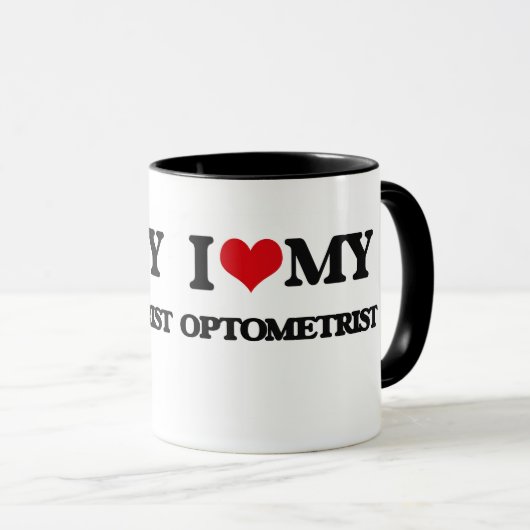 Ik hou van mijn Optometrist Mok (Voorkant rechts)