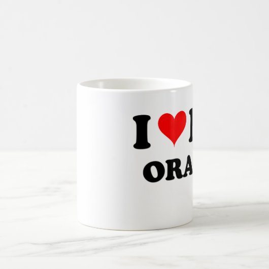 Ik hou van mijn Oracle Koffiemok (Center)