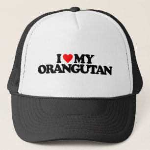 IK HOU VAN MIJN ORANG-OETAN TRUCKER PET