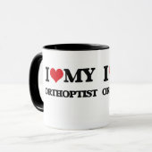 Ik hou van mijn Orthoptist Mok (Voorkant links)