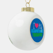 Ik hou van mijn OT Keramische Bal Ornament (Links)