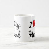 Ik hou van mijn ouband schattige zwarte tekst koffiemok (Center)
