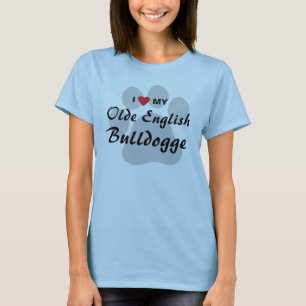 Ik hou van mijn oude Engelse Bulldogge Shirt