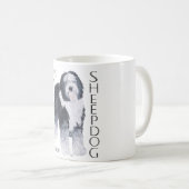 Ik hou van mijn oude Engelse schapendoes Koffiemok (Voorkant rechts)
