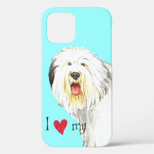 Ik hou van mijn oude Engelse Sheepdog Case-Mate iPhone Case